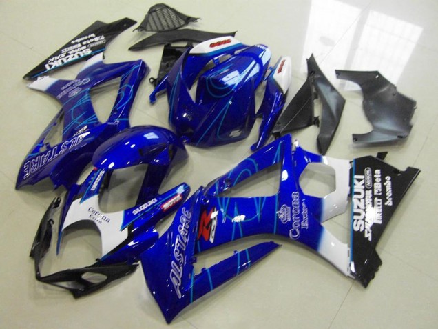 2007-2008 Blue White Black Corona Suzuki GSXR 1000 Motorcycle Fairing