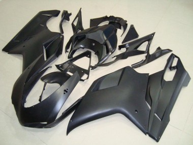 Custom 2007-2014 Matte Black Ducati 848 1098 1198 Motorcycle Fairings