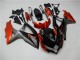 2008-2010 Orange Grey Glossy Black Suzuki GSXR 600/750 Motorcycle Fairings