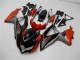 2008-2010 Orange Grey Glossy Black Suzuki GSXR 600/750 Motorcycle Fairings