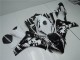 2008-2011 White Glossy Black Honda CBR1000RR Abs Fairings
