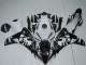 2008-2011 White Glossy Black Honda CBR1000RR Abs Fairings