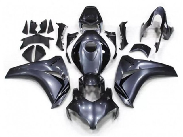 2008-2011 Grey Glossy Black Honda CBR1000RR Motorcycle Fairing Kits