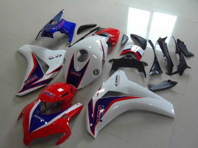 2008-2011 White Red Blue HRC Honda CBR1000RR Motorcycle Fairing