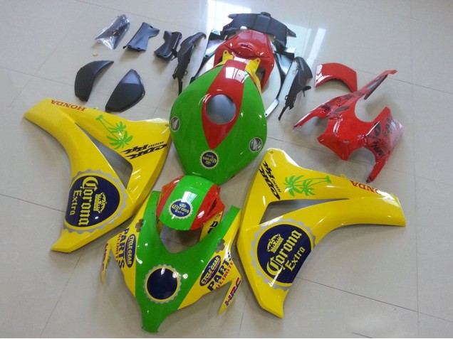 2008-2011 Yellow Green Red Black Corona Honda CBR1000RR Motorcycle Fairings