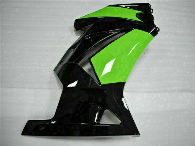 2008-2012 Glossy Black Green Kawasaki EX250 Motorcycle Fairings