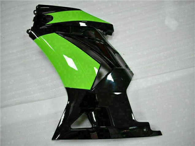 2008-2012 Glossy Black Green Kawasaki EX250 Motorcycle Fairings