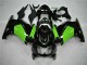 2008-2012 Glossy Black Green Kawasaki EX250 Motorcycle Fairings