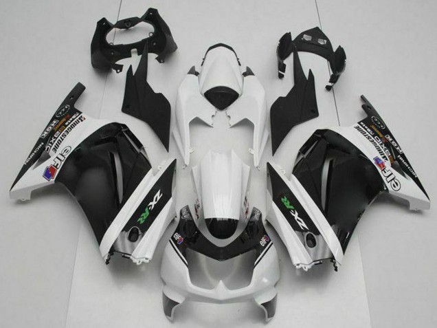 2008-2012 White Black Green Kawasaki EX250 Motorcycle Fairings