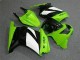 2008-2012 Green White Black Kawasaki EX250 Motorcycle Fairings