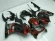 2008-2012 Glossy Black Maroon Red Kawasaki EX250 Motorcycle Fairings