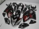 2008-2020 Glossy Black Red Suzuki GSXR 1300 Hayabusa Motorcycle Fairings