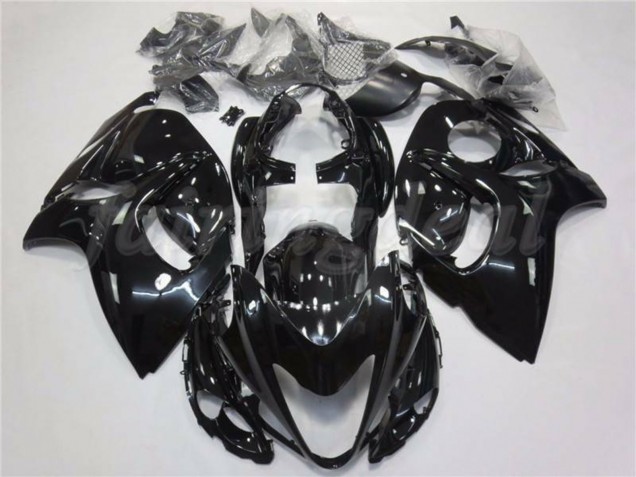 2008-2020 Glossy Black Suzuki GSXR 1300 Hayabusa Motorcycle Fairings