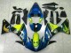 2009-2011 Blue Yellow Shark Yamaha YZF R1 Motorcycle Fairings