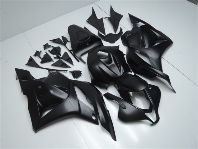 2009-2012 Matte Black Honda CBR600RR Motorcycle Fairings