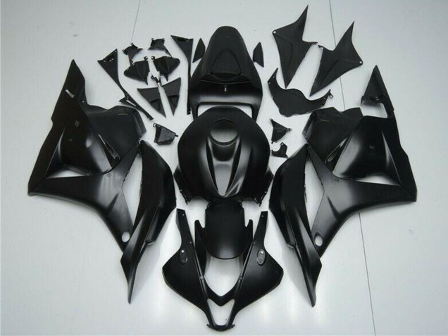 2009-2012 Matte Black Honda CBR600RR Motorcycle Fairings