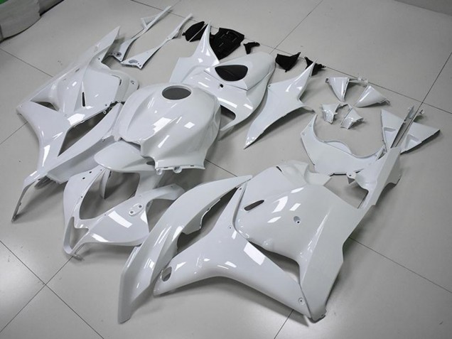 2009-2012 Pearl White Honda CBR600RR Motorcycle Fairings