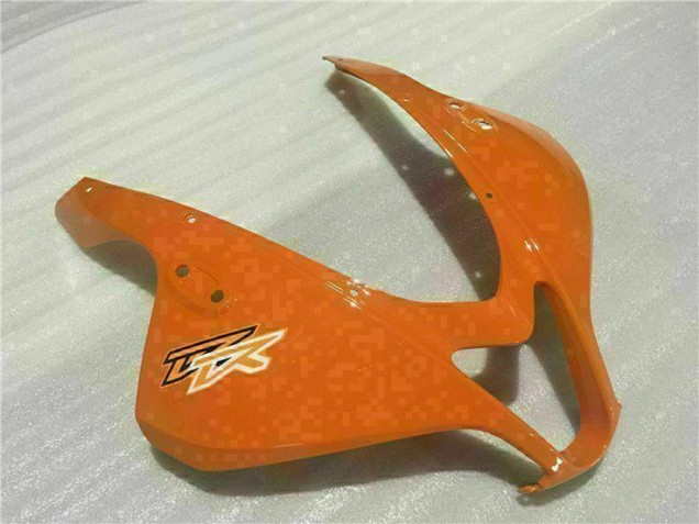 2009-2012 White Orange Glossy Black Honda CBR600RR Motorcycle Fairings