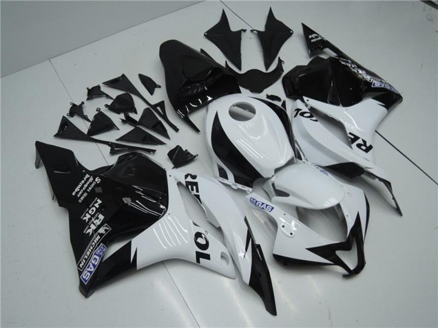 2009-2012 White Glossy Black Repsol Honda CBR600RR Motorcycle Fairing