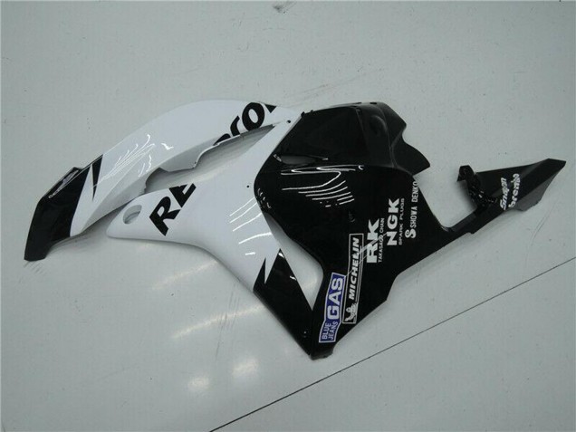 2009-2012 White Glossy Black Repsol Honda CBR600RR Motorcycle Fairing