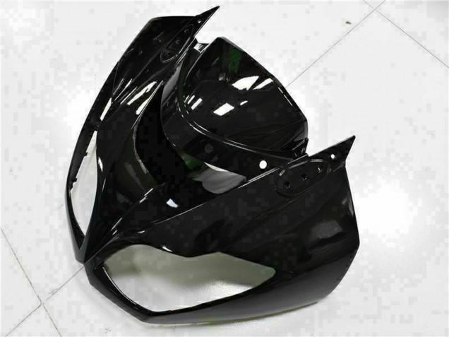 2009-2012 Glossy Black White Ninja Kawasaki ZX6R Motorcycle Fairings