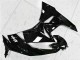 2009-2012 Glossy Black White Ninja Kawasaki ZX6R Motorcycle Fairings