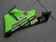 2009-2012 Green Glossy Black Elf Touch4 Bridgestone Kawasaki ZX6R Motorcycle Fairings