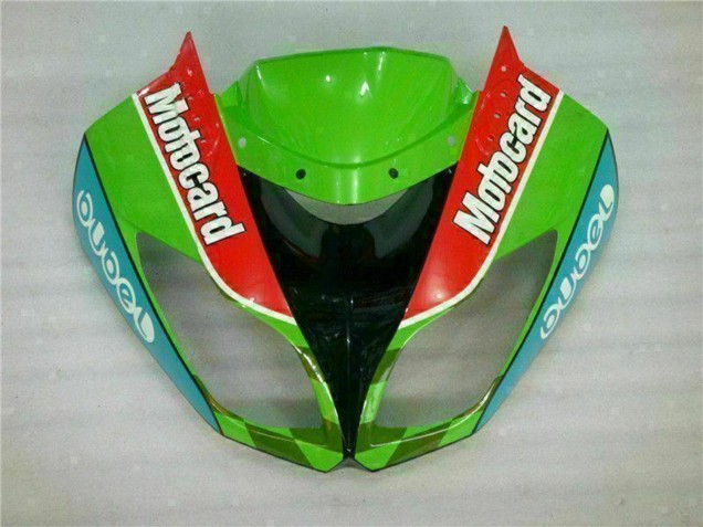 2009-2012 Green White Red Black Blue Motocard Kawasaki ZX6R Motorcycle Fairings