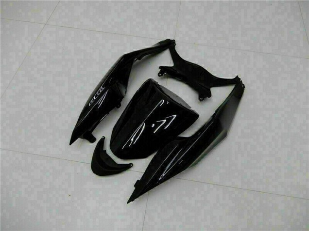 2009-2012 Glossy Black Green Kawasaki ZX6R Motorcycle Fairings