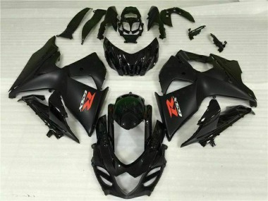 Custom 2009-2016 Glossy Black Matte Black Suzuki GSXR 1000 Motorcycle Fairing