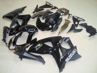 Custom 2009-2016 Glossy Black Matte Black OEM Style Suzuki GSXR 1000 Motorcycle Fairings