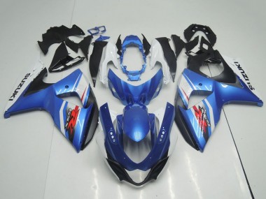 Custom 2009-2016 Light Blue Blue White Black OEM Style Suzuki GSXR 1000 Motorcycle Fairings