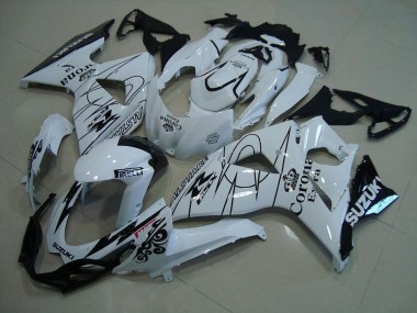 Custom 2009-2016 White Black Corona Suzuki GSXR 1000 Motorcycle Fairings