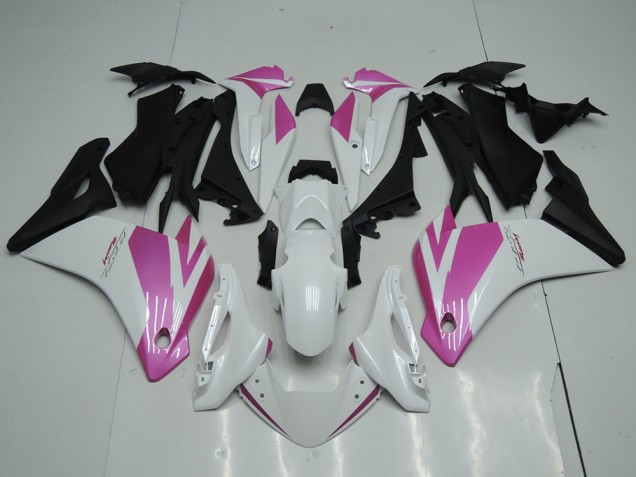 2011-2015 White Pink Matte Black Honda CBR250RR Motorcycle Fairings
