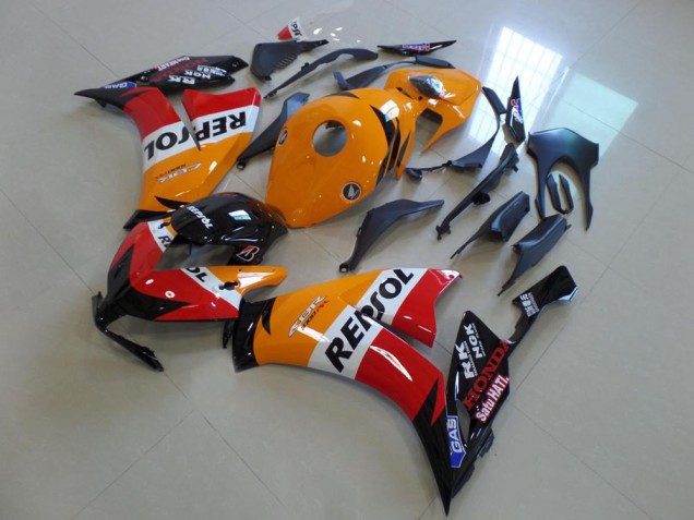 2012-2016 Orange White Red Glossy Black Repsol Honda CBR1000RR Bike Fairings
