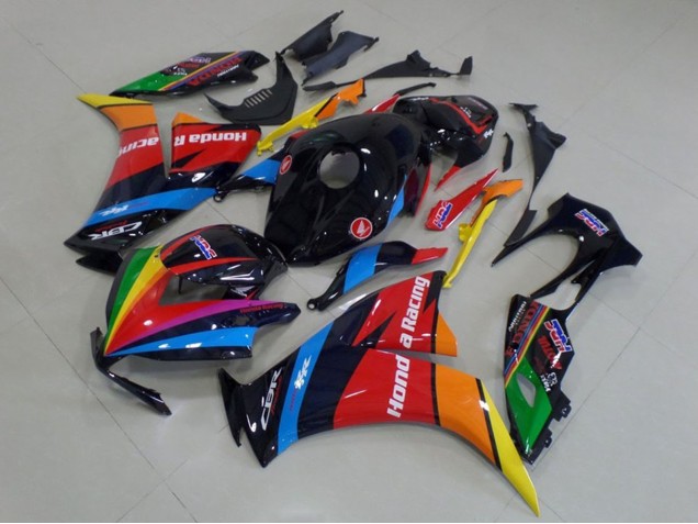 2012-2016 Blue Red Yellow Green Glossy Black Rainbow Honda CBR1000RR Motorcycle Fairings