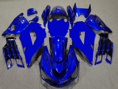 Custom 2012-2024 Blue Black Kawasaki ZX14R ZZR1400 Motorcycle Fairings