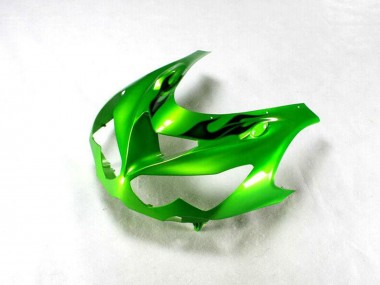 Custom 2012-2024 Green Glossy Black Kawasaki ZX14R ZZR1400 Motorcycle Fairing