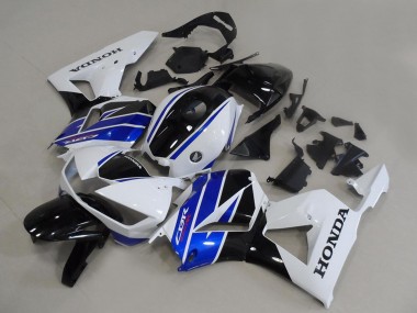 Custom 2013-2023 White Blue Glossy Black OEM Style Honda CBR600RR Motorcycle Fairings