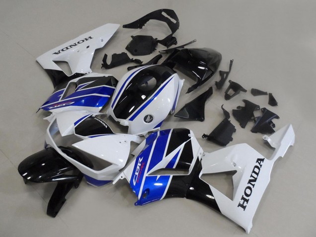 2013-2023 White Blue Glossy Black OEM Style Honda CBR600RR Motorcycle Fairings