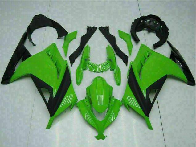 2013-2024 Green Black Kawasaki Ninja 300 EX300R Motorcycle Fairings