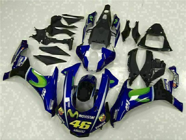 2015-2019 Blue Silver Black Green MoviStar Yamaha YZF R1 Motorcycle Fairings