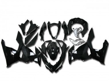 Custom 2018-2024 Glossy Black Kawasaki EX400 Motorcycle Fairings