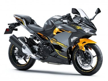 Custom 2018-2024 Black Grey Orange Kawasaki EX400 Motorcycle Fairings