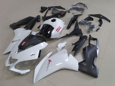 Custom 2012-2018 White Matte Black Aprilia RS4 50 125 Motorcycle Fairings