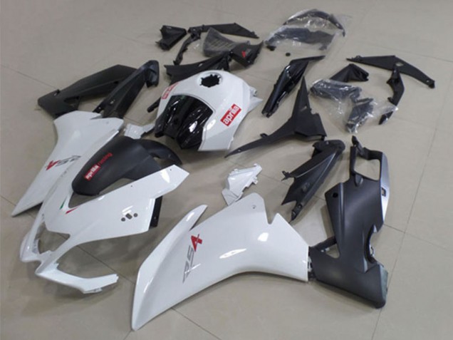 2012-2018 White Matte Black Aprilia RS4 50 125 Motorcycle Fairings