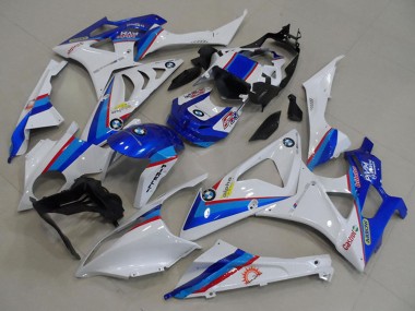 Custom 2009-2014 White Red Blue Castrol Pirelli BMW S1000RR Motorcycle Fairings