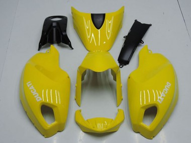 Custom 2008-2012 Yellow Ducati Monster 696 Motorcycle Fairings