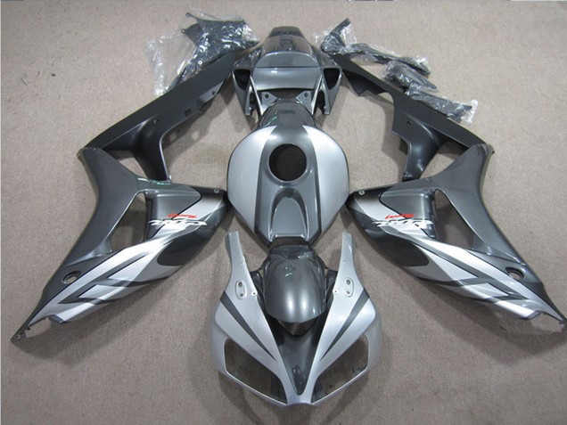 2006-2007 Silver Grey Matte Black Fireblade Honda CBR1000RR Motorcycle Fairings