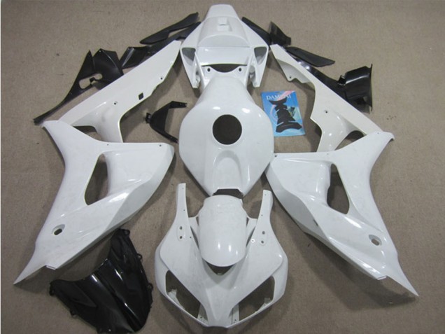 2006-2007 White Honda CBR1000RR Motorcycle Fairings